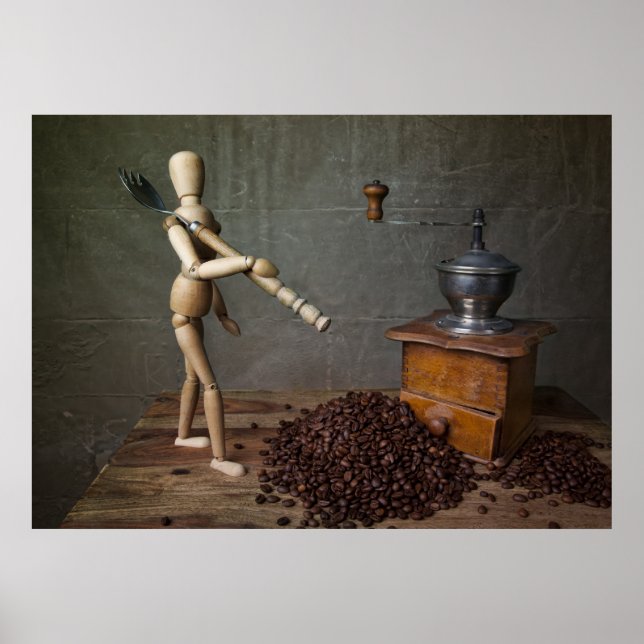 Coffee Worker Poster (Framsidan)