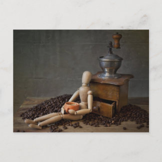 Coffee Worker Vykort