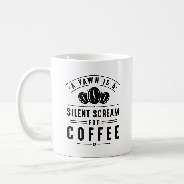 Coffee Yawn Kaffemugg (Vänster)