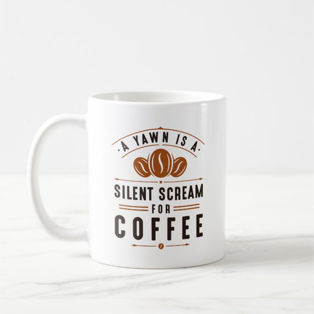 Coffee Yawn Kaffemugg (Vänster)