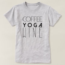 Coffee Yoga Vin | Typografi för Chic