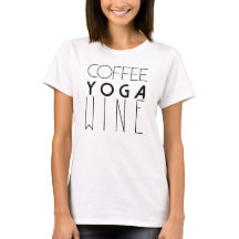Coffee Yoga Vin | Typografi för Chic