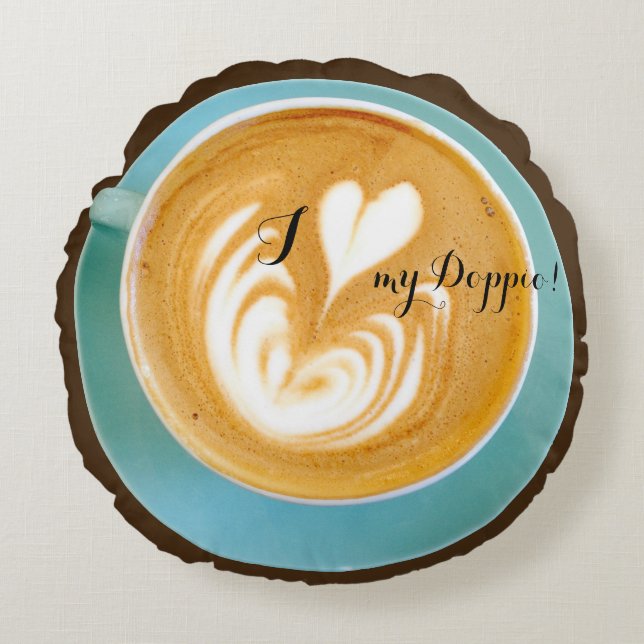 Coffeenista Rund Kudde (Framsidan)