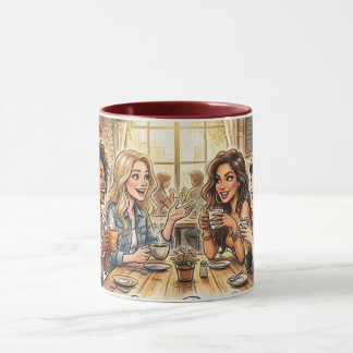Coffeeprekla flickors klubb kaffemug mugg