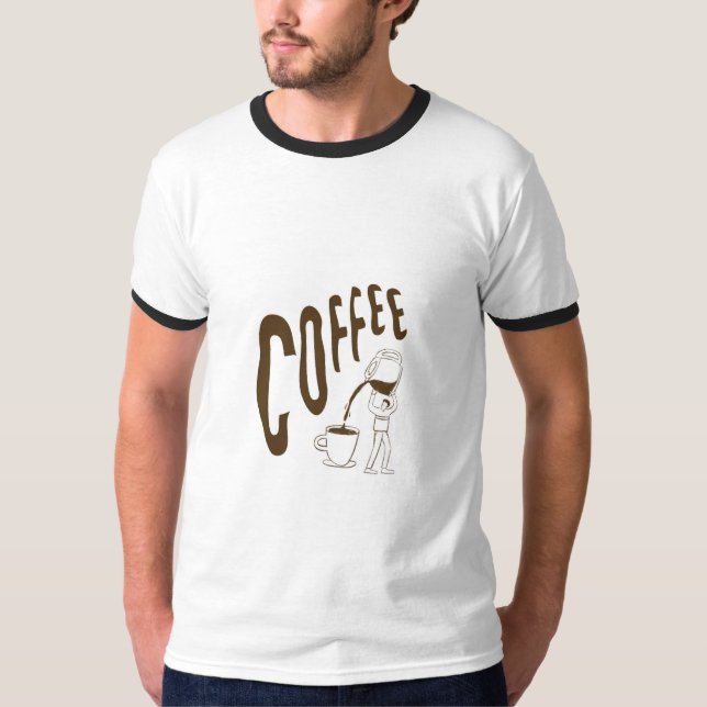 Coffeet-shirt  t shirt (Framsida)