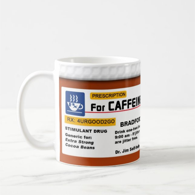 COFFEFÖRSKRIVNING MUGG - HUMOR (Vänster)