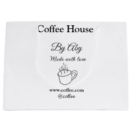 Coffehouse tillverkat med kärlek lägg till text we