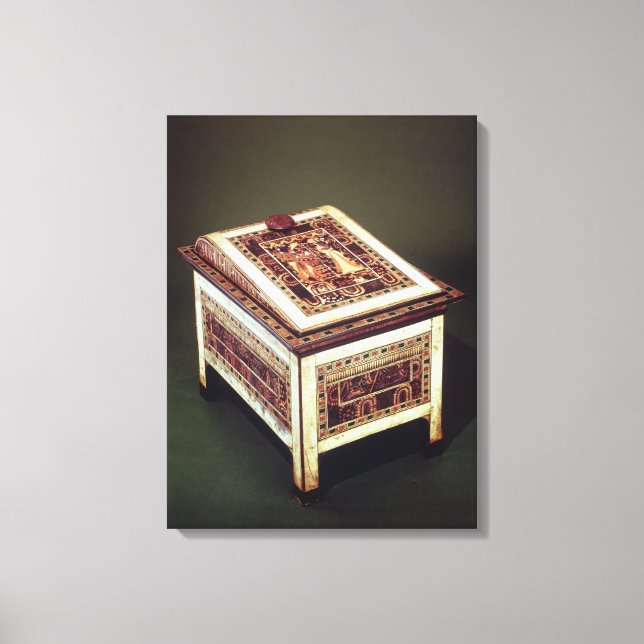 Coffer, från Grav i Tutankhamun Canvastryck (Framsida)