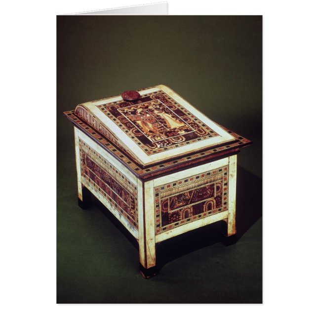 Coffer, från Grav i Tutankhamun Hälsningskort (Framsidan)