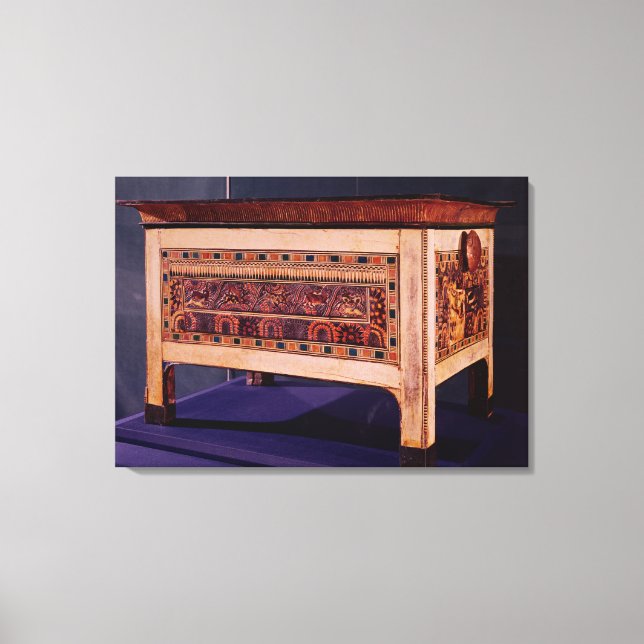 Coffer från Grav vid Tutankhamun Canvastryck (Framsida)