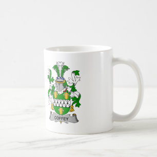 Coffey familjvapensköld kaffemugg