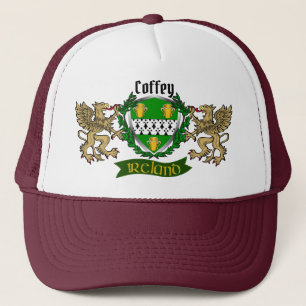 Coffey/O'Coffey Irish Shield w/Griffins Keps
