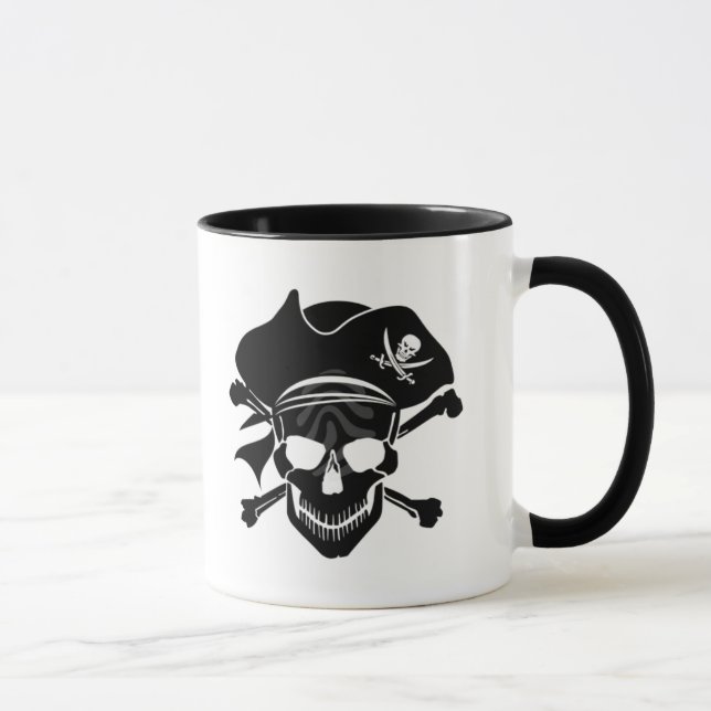 Cofffee Mugg-Pirat Skull Mugg (Höger)