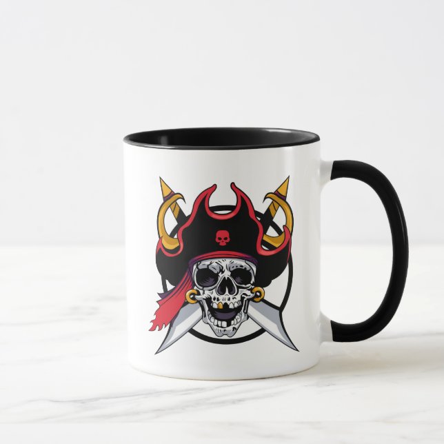 Cofffee Mugg-Pirat Skull Mugg (Höger)