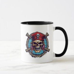Cofffee Mugg-Pirat Skull Mugg