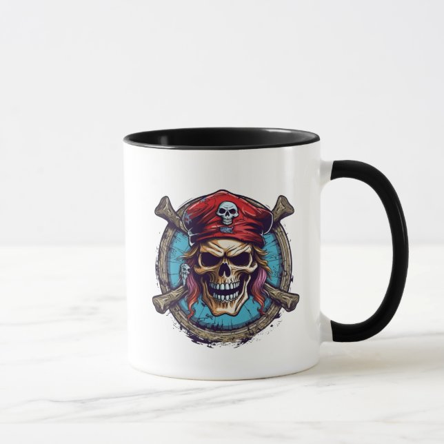 Cofffee Mugg-Pirat Skull Mugg (Höger)