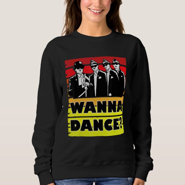 Coffin Dance Meme vill dansa med oss T Shirt (Framsida)