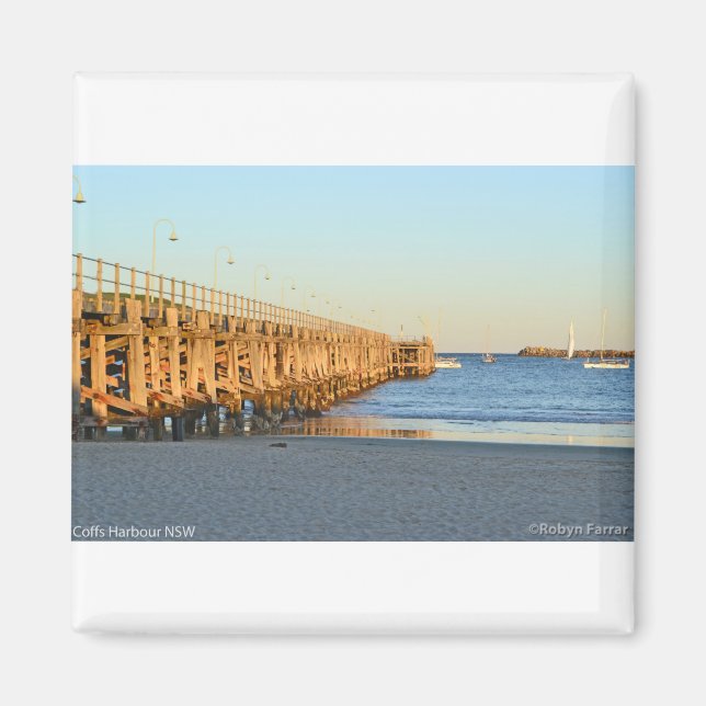 Coffs Harbour Jetty Magnet (Framsidan)