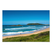 Coffs Harbour Park-stranden Australien sjölandskap