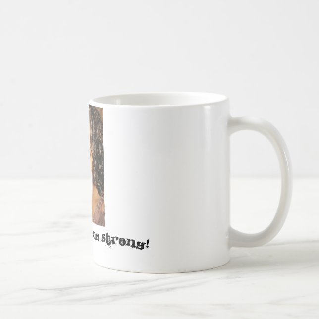 coffy, varmt, svart och starkt! kaffemugg (Höger)