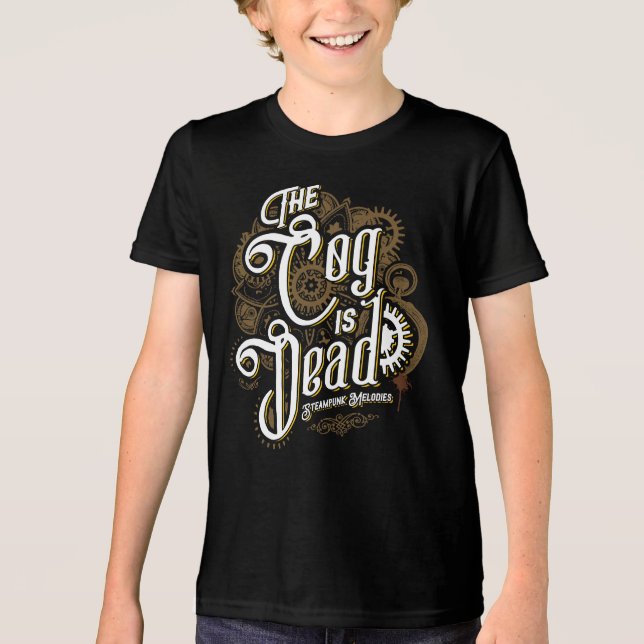 Cog är död (Victorian Logotyp) Kids T-Shirt (Framsida)