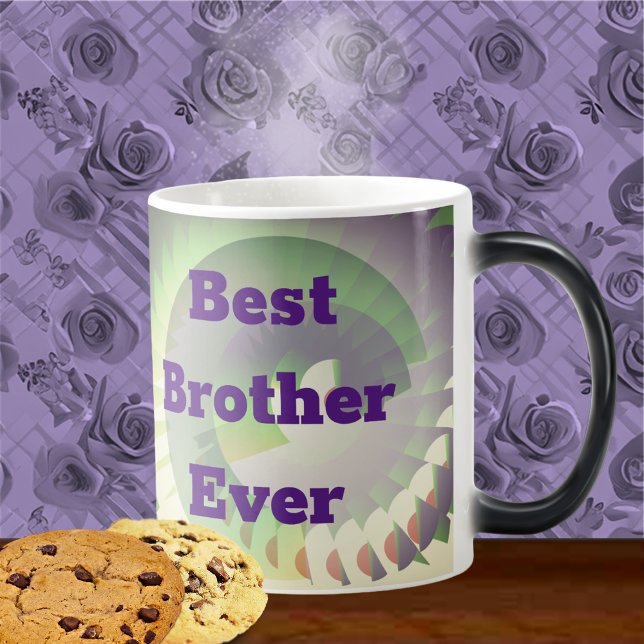 Cog Design Bold Modern Art Magisk Mugg (abstract cog like shape, to appeal to any brother of any age.)