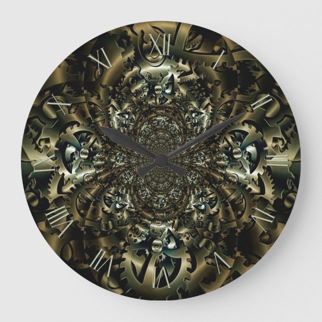 Cog hjul mekanism stor klocka (Framsida)