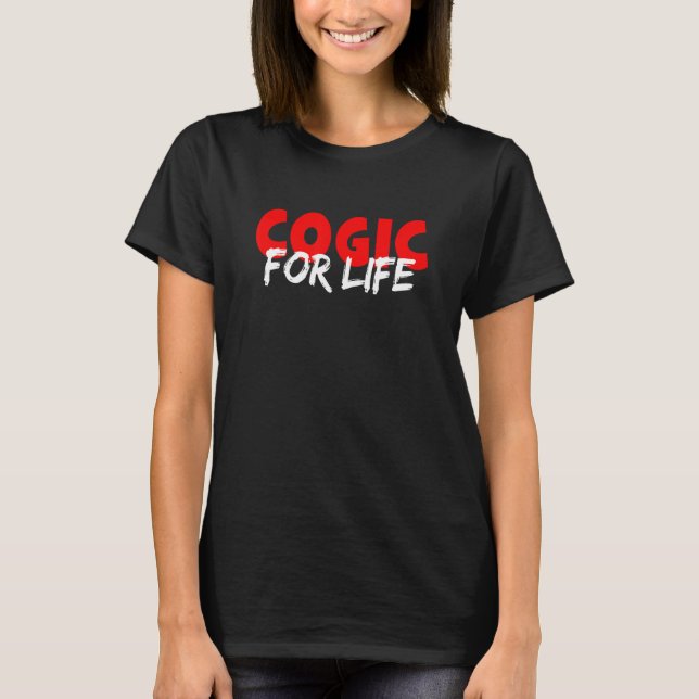 COGIC For Life Church T Shirt (Framsida)