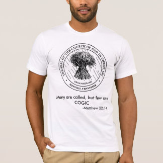 cogic_shield många kallas, men fåtalet är COGI… T Shirt