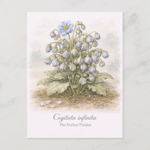 Cogitata infinita - Den Oändliga Tänkaren Botanisk Vykort