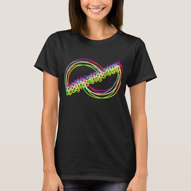 Cogito Ergo Sum - Colorful T-Shirt (Framsida)