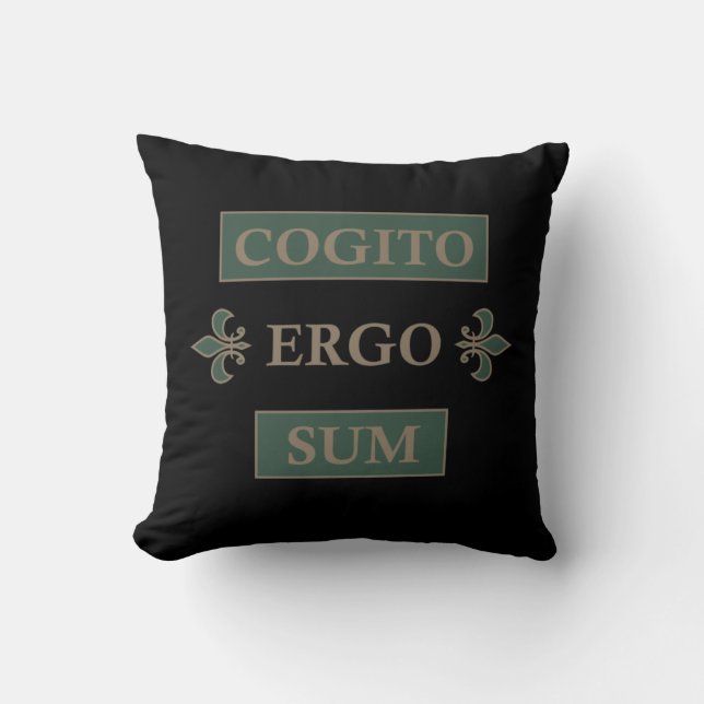 Cogito ergo sum kudde (Framsida)