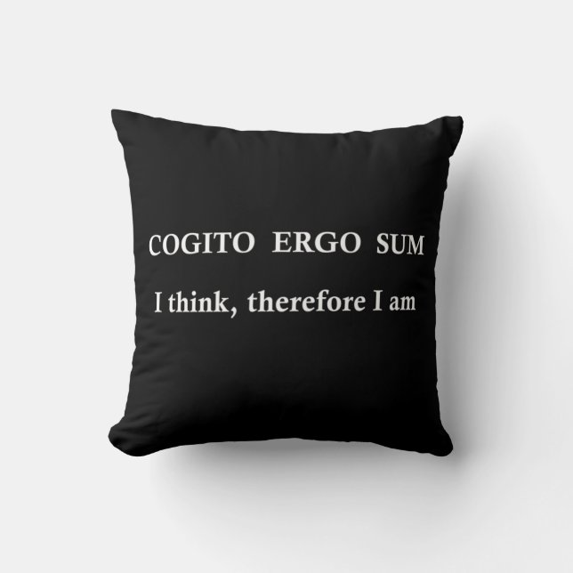 Cogito ergo sum kudde (Framsida)