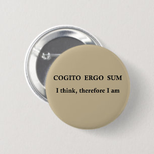 cogito ergo sum, latinfras knapp