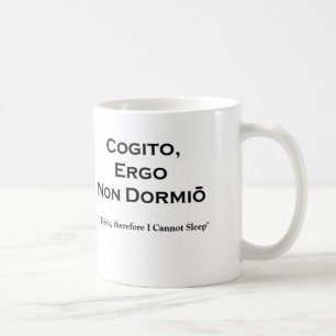 Cogito Ergo Sum och den oundvikliga följden Kaffemugg