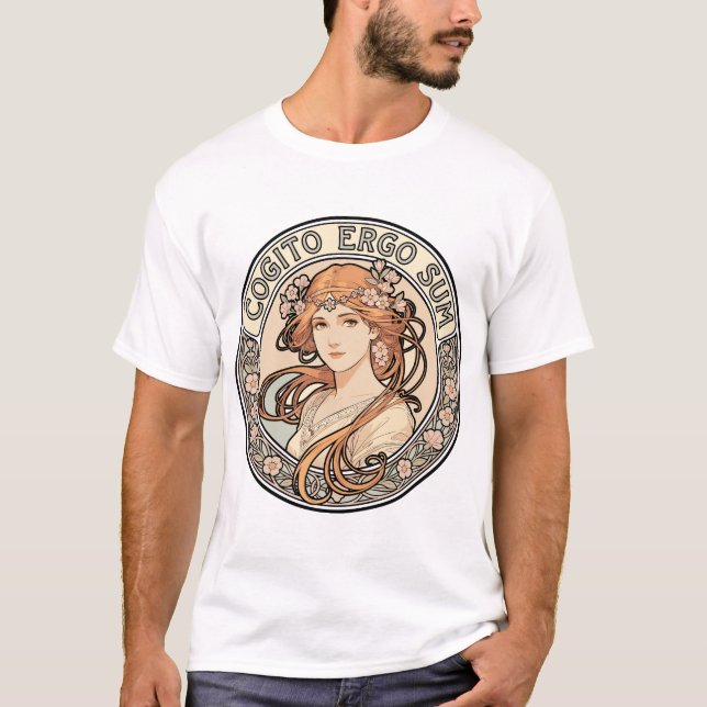 Cogito Ergo Sum T Shirt (Framsida)