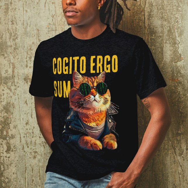 Cogito ergo sum t shirt (Skapare uppladdad)