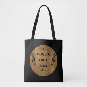 Cogito ergo sum tygkasse