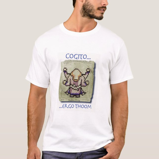 Cogito Ergo Thoom - skjorta T Shirt (Framsida)