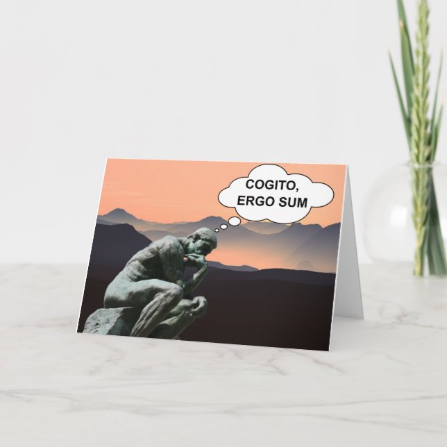 Cogito, ergosumma kort (Framsida)