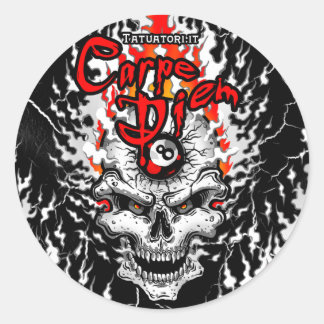 Cogli l'Attimo Runt Klistermärke