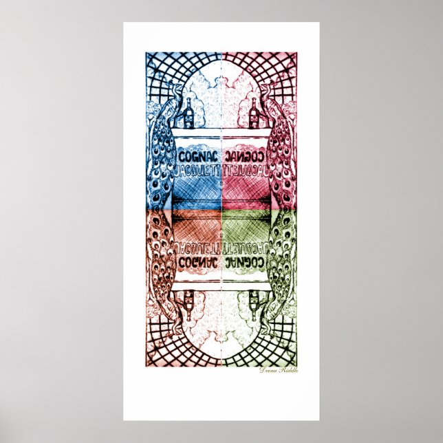 Cognac 4-Färg Poster (Framsidan)