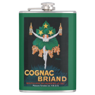 Cognac Briand befordrings- affisch Fickplunta