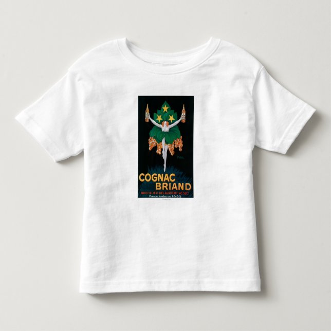 Cognac Briand befordrings- affisch Tee Shirt (Framsida)