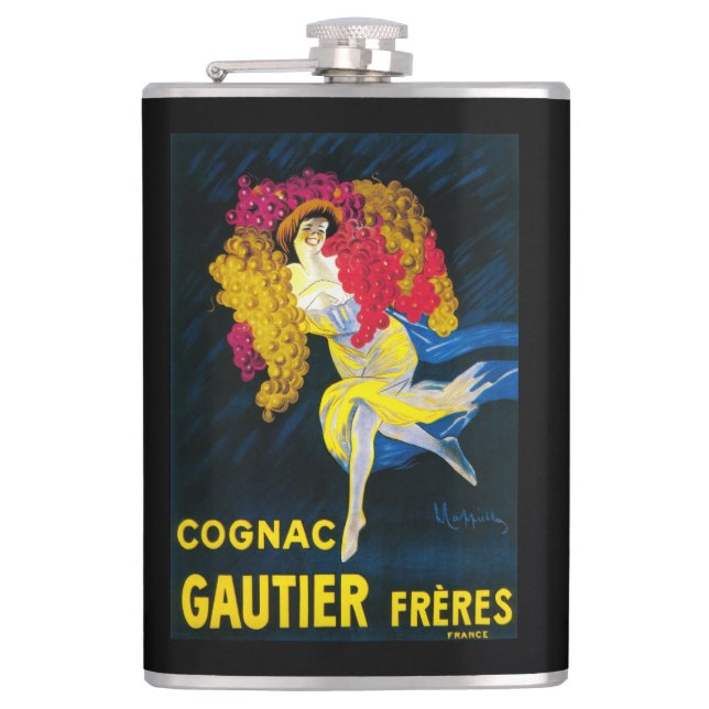 Cognac Gautier befordrings- PosterFrance Fickplunta (Framsidan)