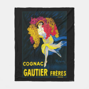 Cognac Gautier befordrings- PosterFrance Fleecefilt