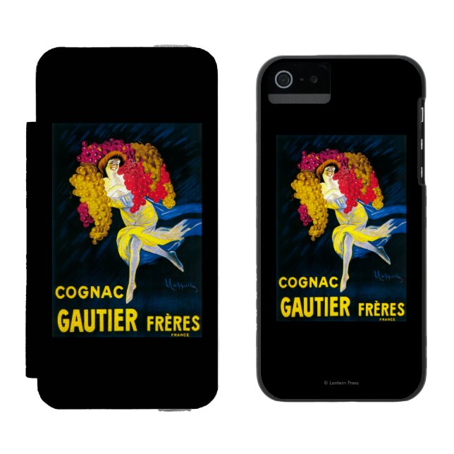 Cognac Gautier befordrings- PosterFrance Incipio iPhone Wallet Skal (Sida vid Sida)
