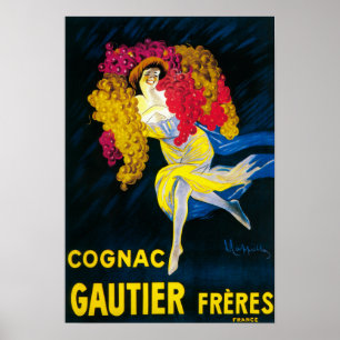 Cognac Gautier befordrings- PosterFrance Poster