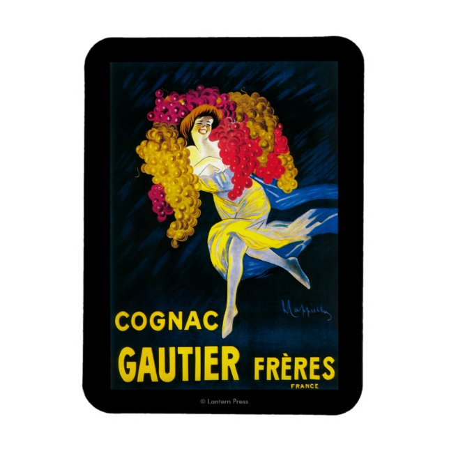 Cognac Gautier Promotional PosterFrankrike Magnet (Vertikal)