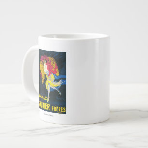 Cognac Gautier ReklamplanschenFrankrike Jumbo Mugg